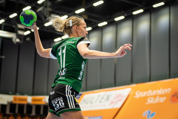 joueuse handball tir match
