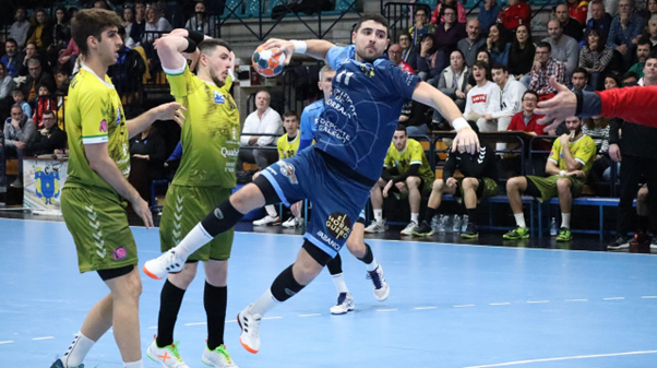 joueur handball match tir